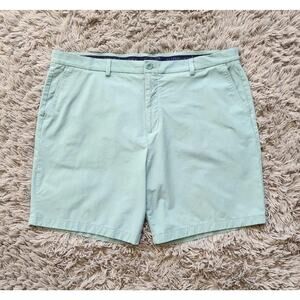 Vineyard Vines Shorts Mens 42X8 Green Performance Stretch Chino Golf Casual